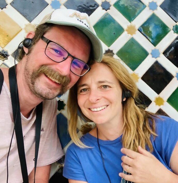 Marion und Benjamin Die beiden Fotografen auf einem Privatbild