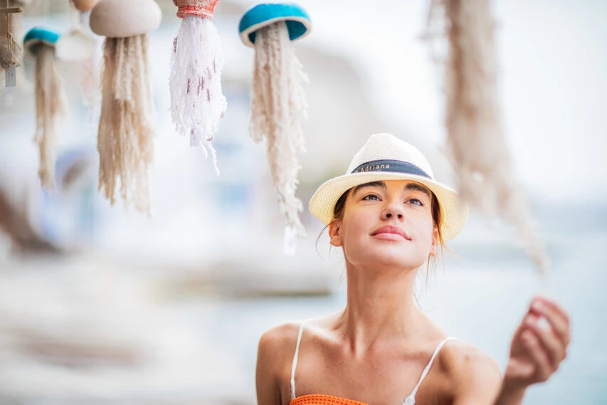 Modelshooting auf Milos, Griechenland