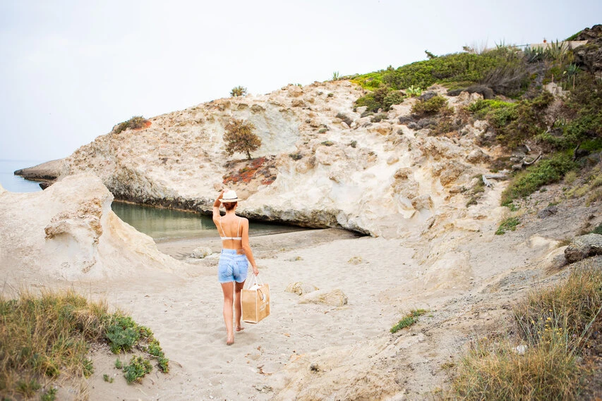 Modelshooting auf Milos, Griechenland