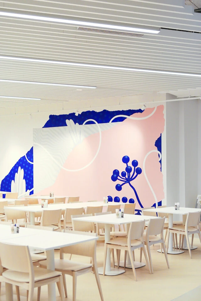 Bilder der Kantine - Innenarchitektur