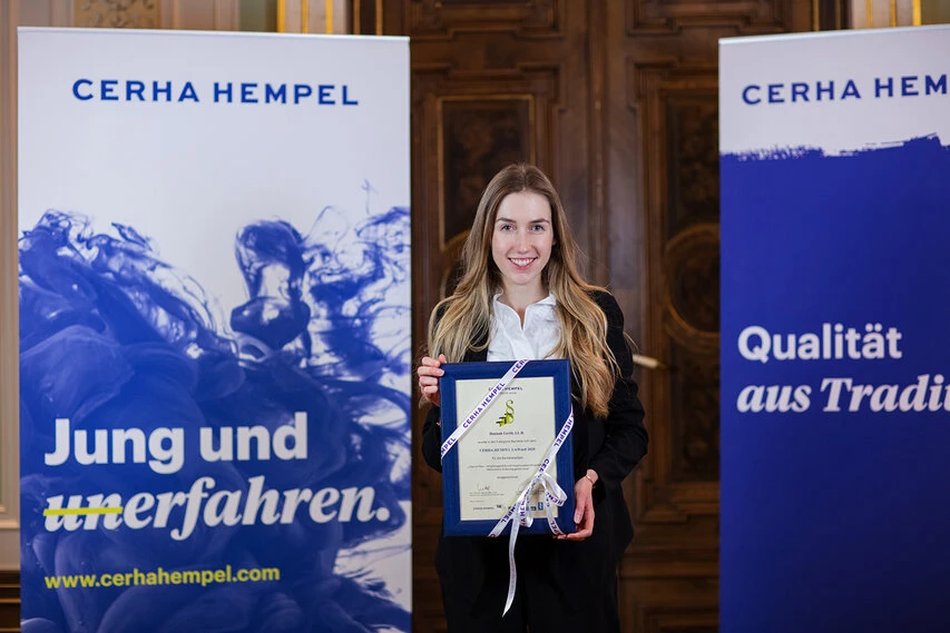 Bilder der Preisverleihung von Cerha-Hempel